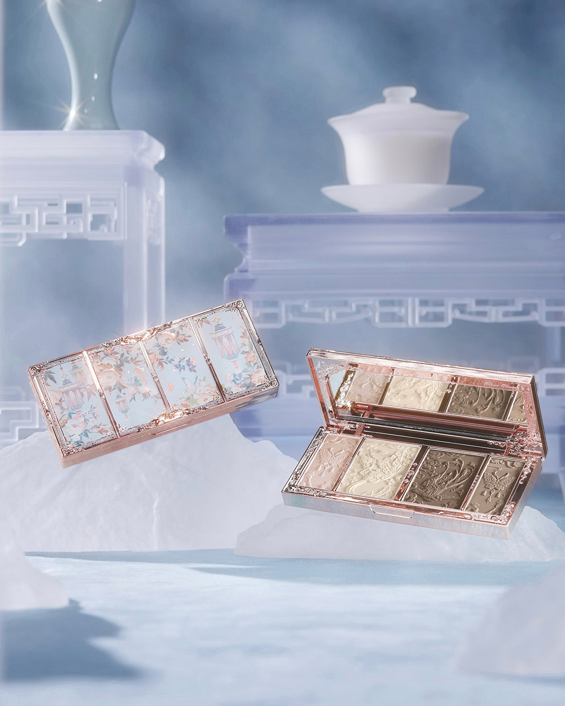 Butterfly Cloud Collar Embossed Highlight & Contour Palette Image 7