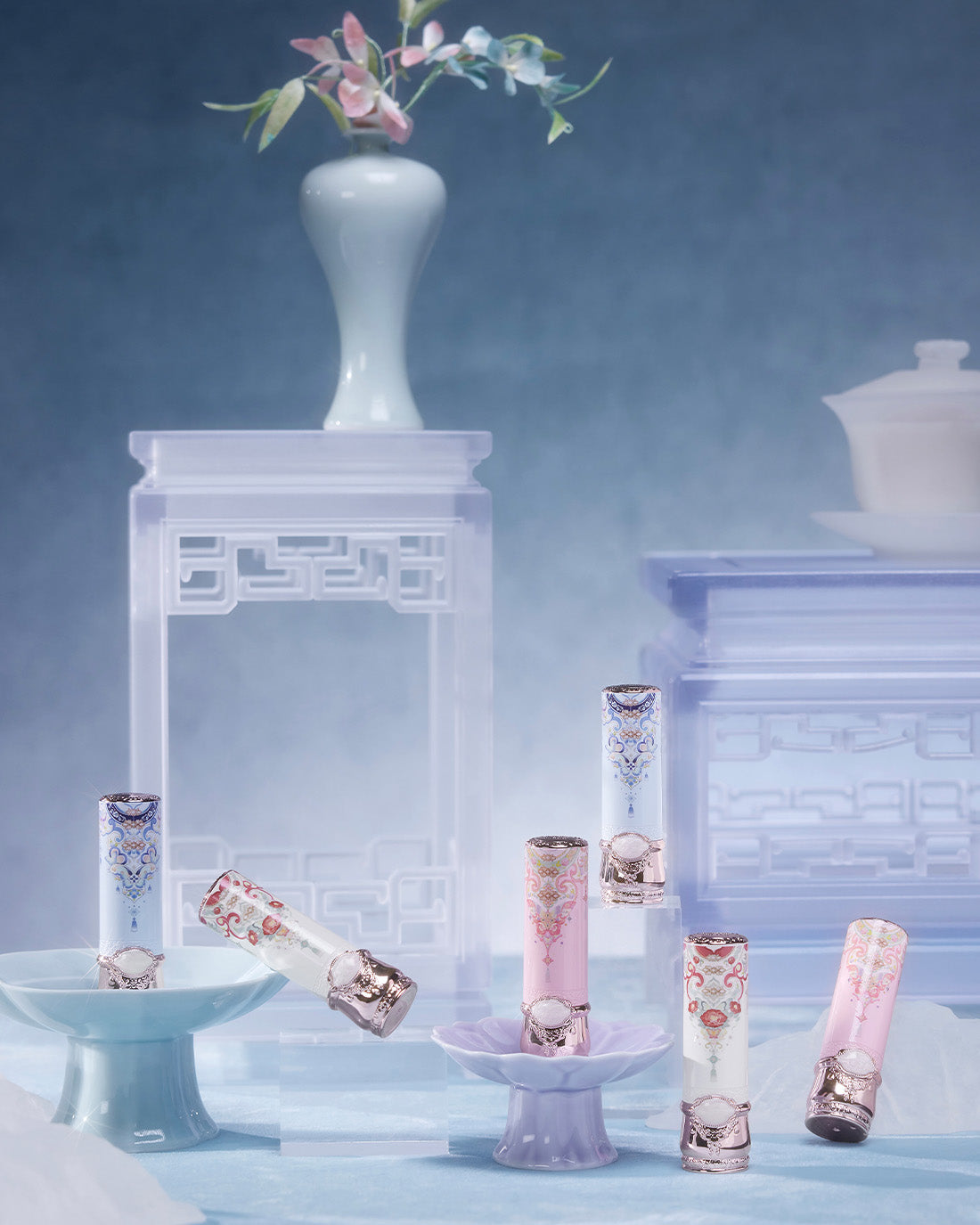 Butterfly Cloud Collar Glossy Lipstick Image 19
