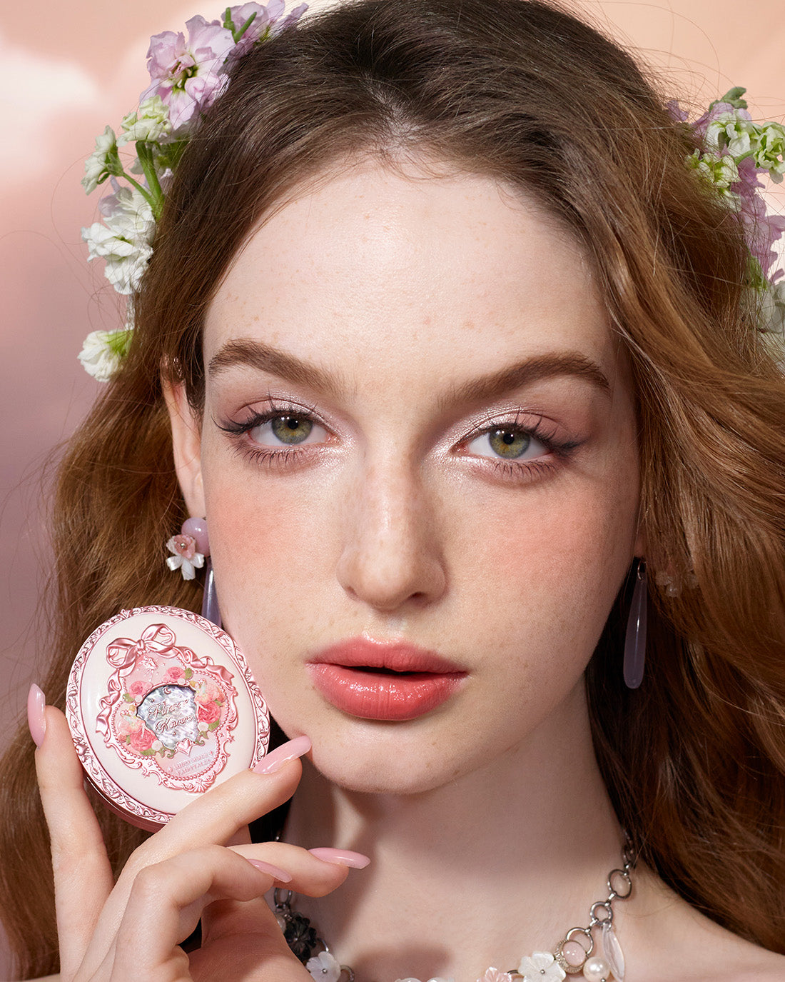 Midsummer Fairytales Velvet Embossed Blush Image 4
