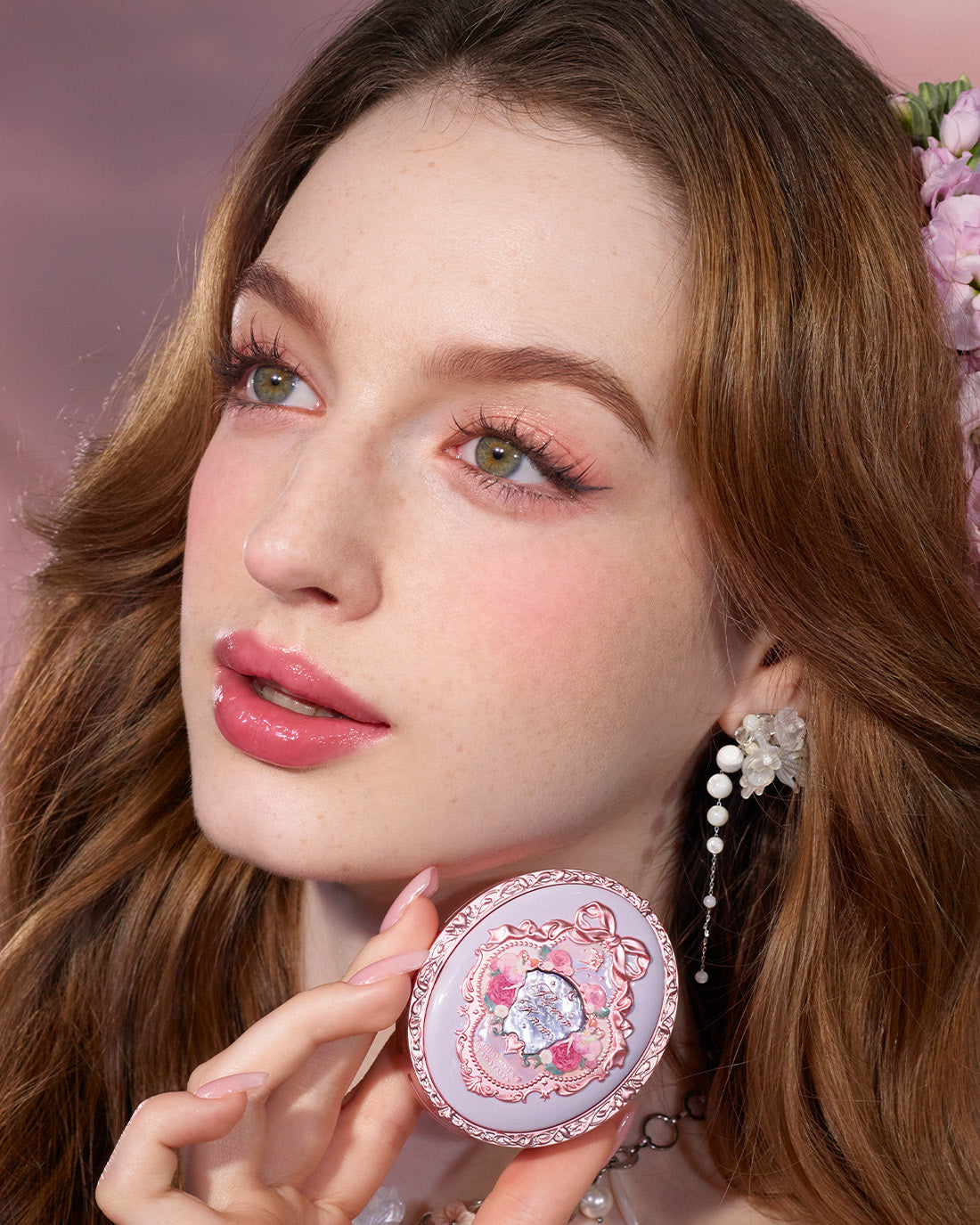 Midsummer Fairytales Velvet Embossed Blush Image 15