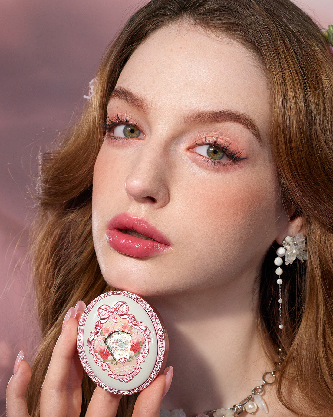 Midsummer Fairytales Velvet Embossed Blush Image 26