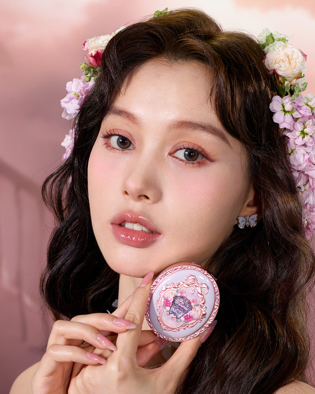 Midsummer Fairytales Velvet Embossed Blush Image 16