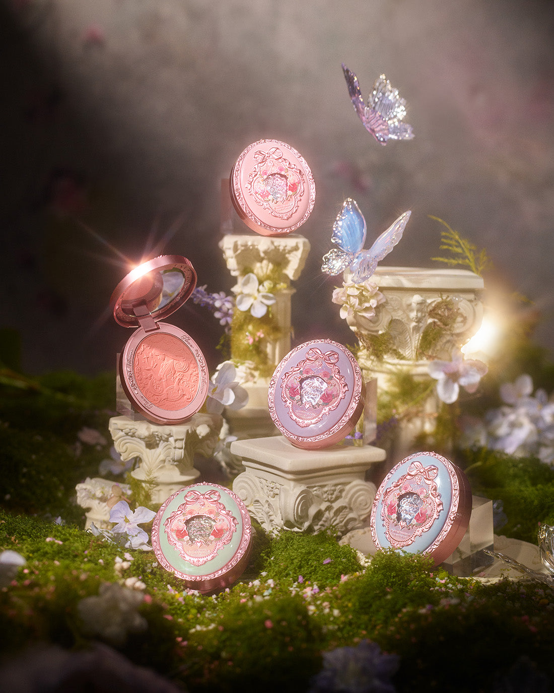 Midsummer Fairytales Velvet Embossed Blush Image 6