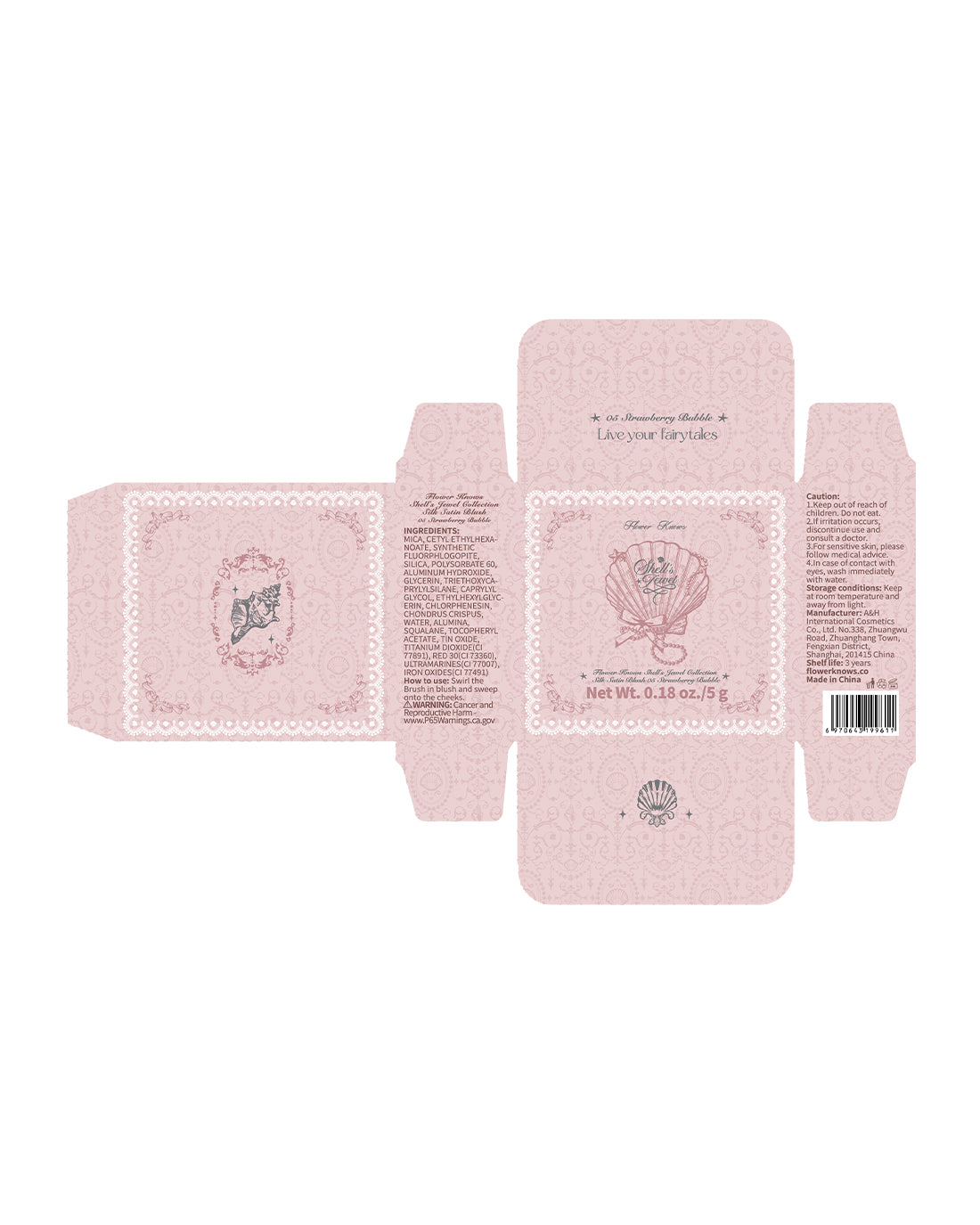 Shell's Jewel Silk Satin Blush Image 28