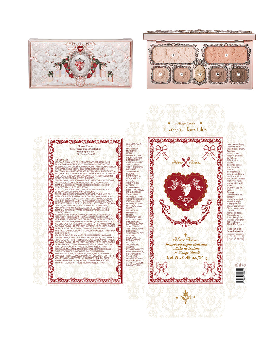 Strawberry Cupid Makeup Palette Image 5
