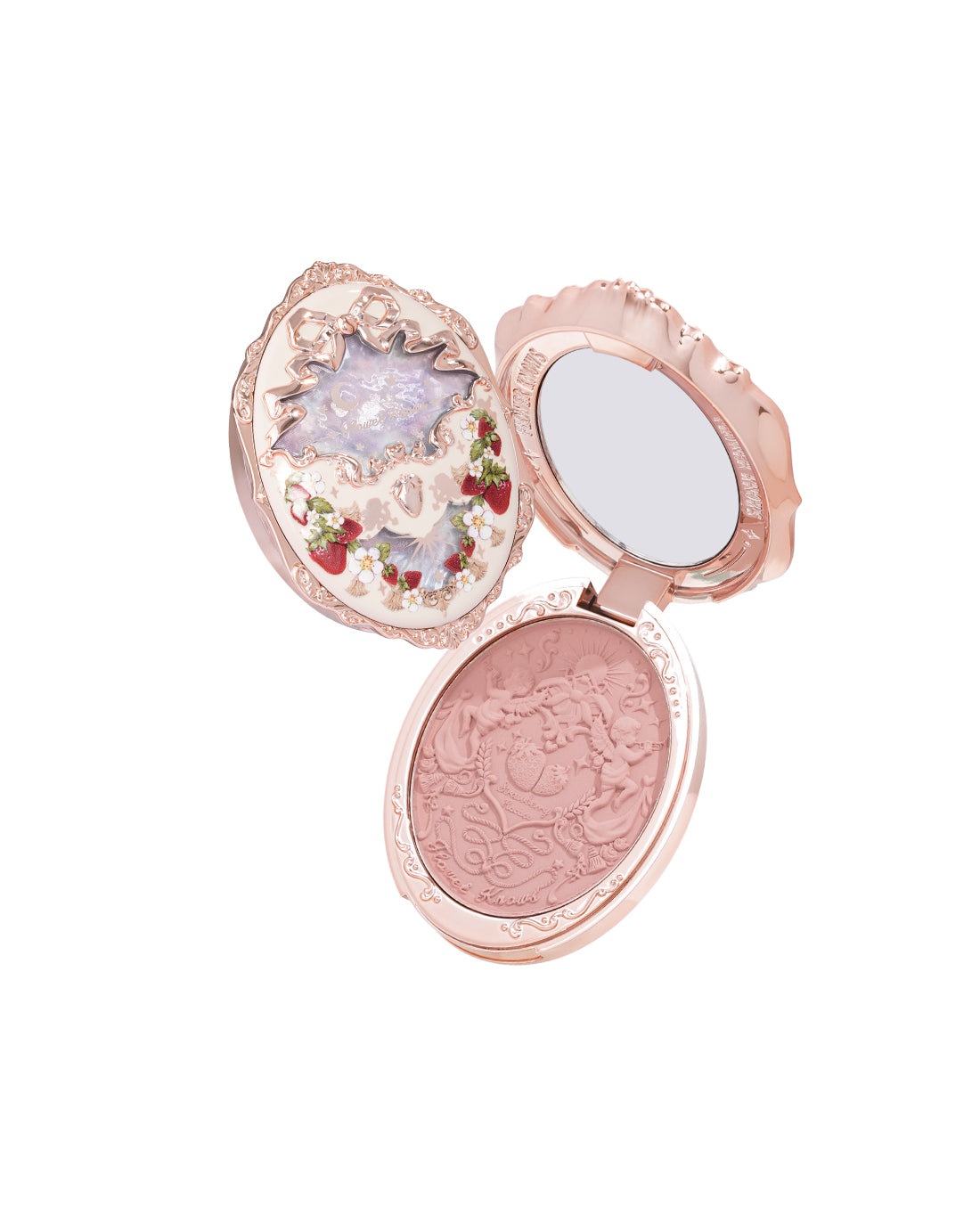Strawberry Rococo Embossed Blush Image 1