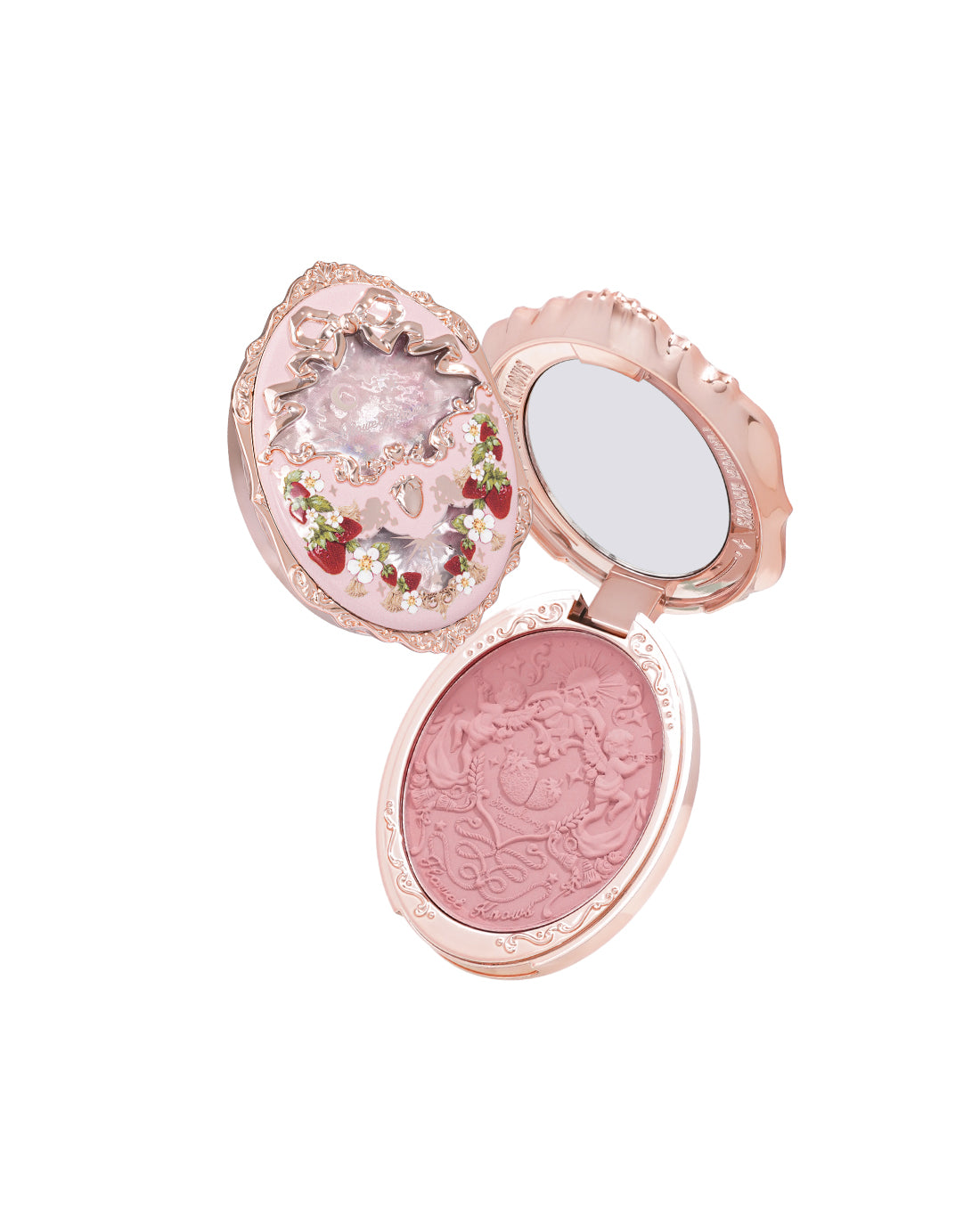 Strawberry Rococo Embossed Blush Image 6