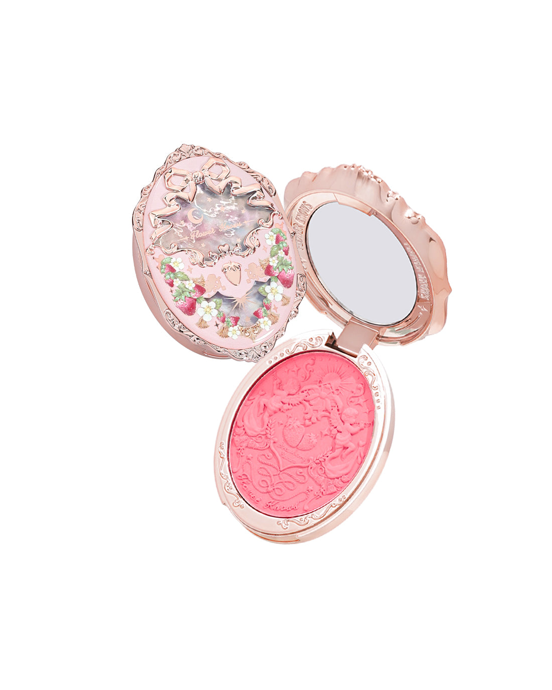 Violet Strawberry Rococo Embossed Blush Image 1