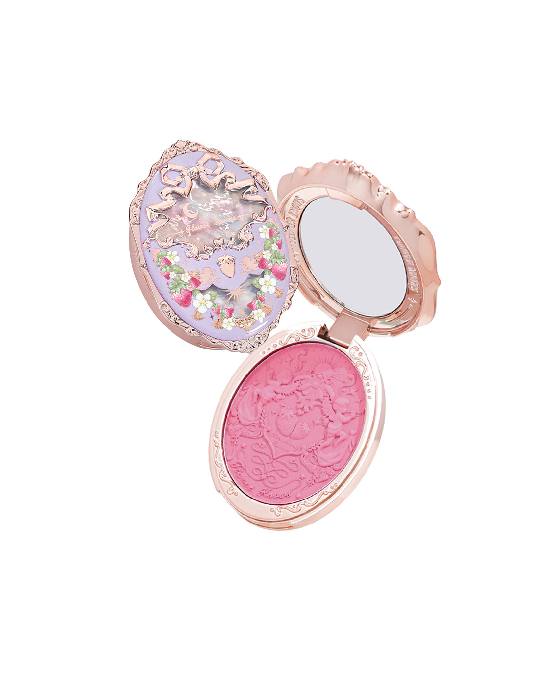 Violet Strawberry Rococo Embossed Blush Image 7