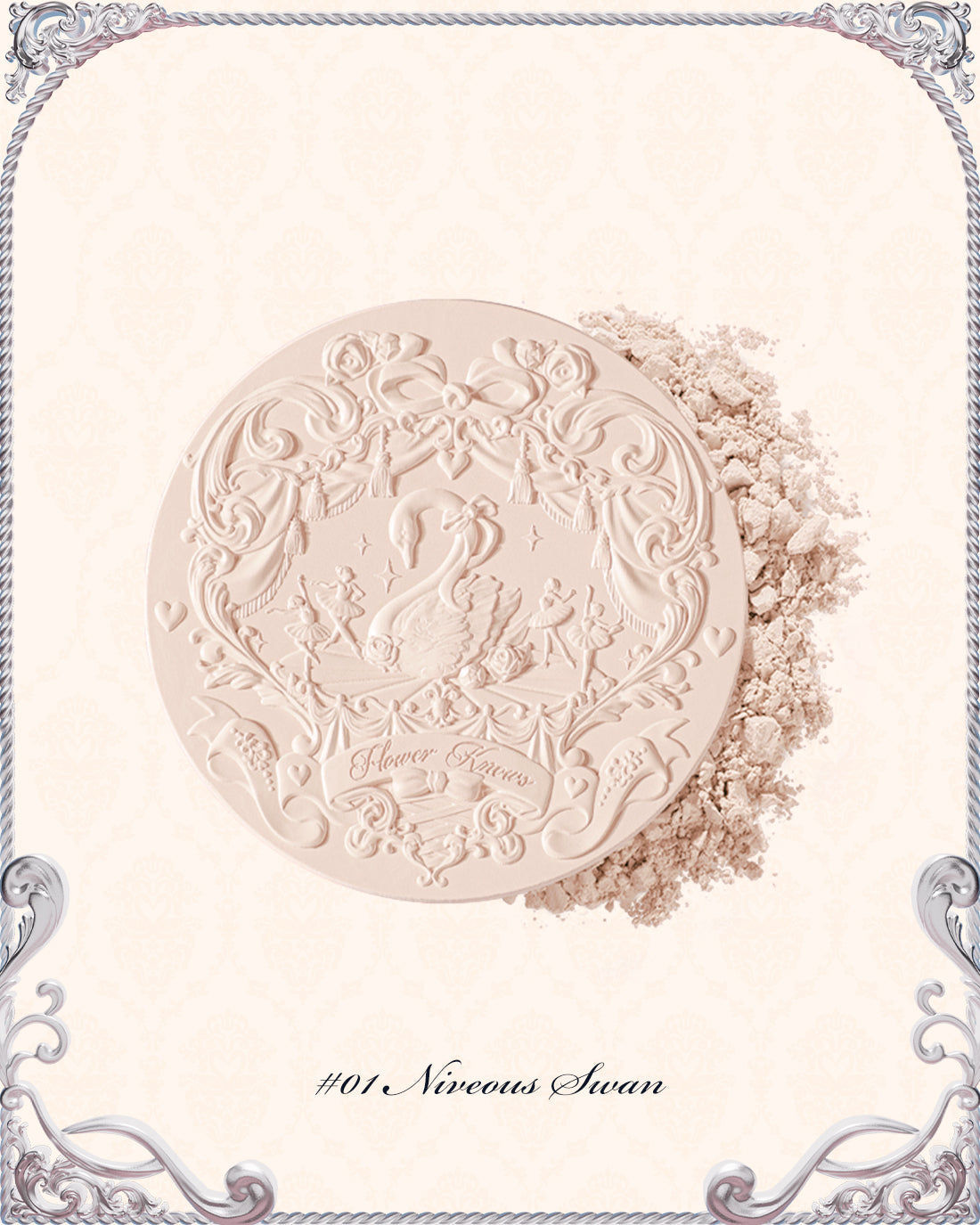Swan Ballet Embossed Blush (Bundle) Image 3