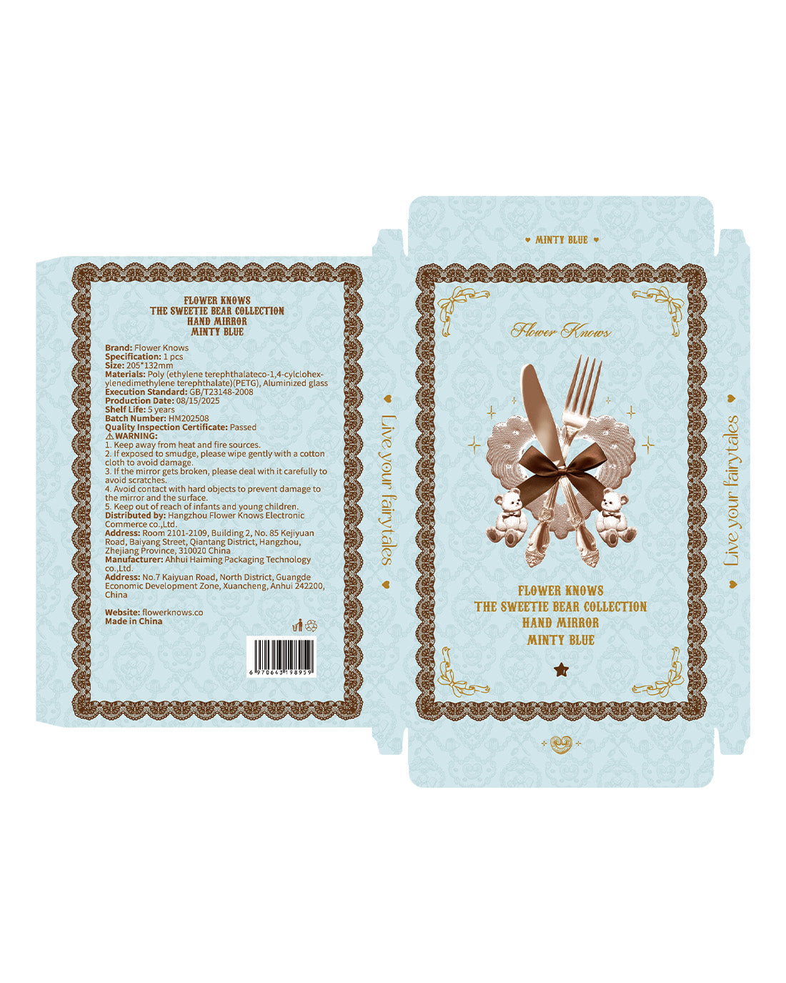 The Sweetie Bear Hand Mirror Image 15